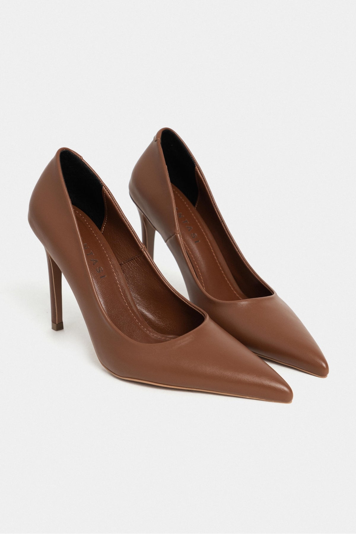 Lunara Taba Mat Sivri Burun Kadın Stiletto