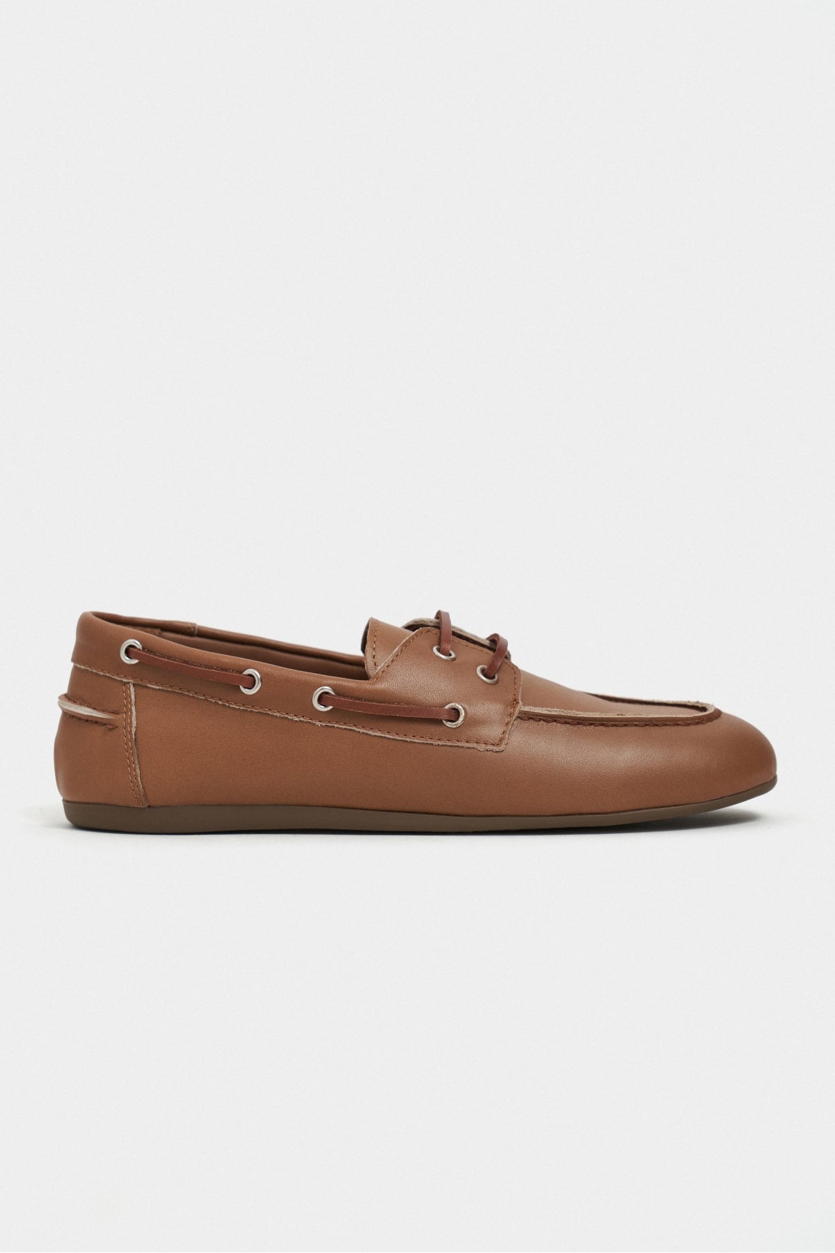 Rodeo Taba Mat Bağcık Detay Kadın Loafer Ayakkabı