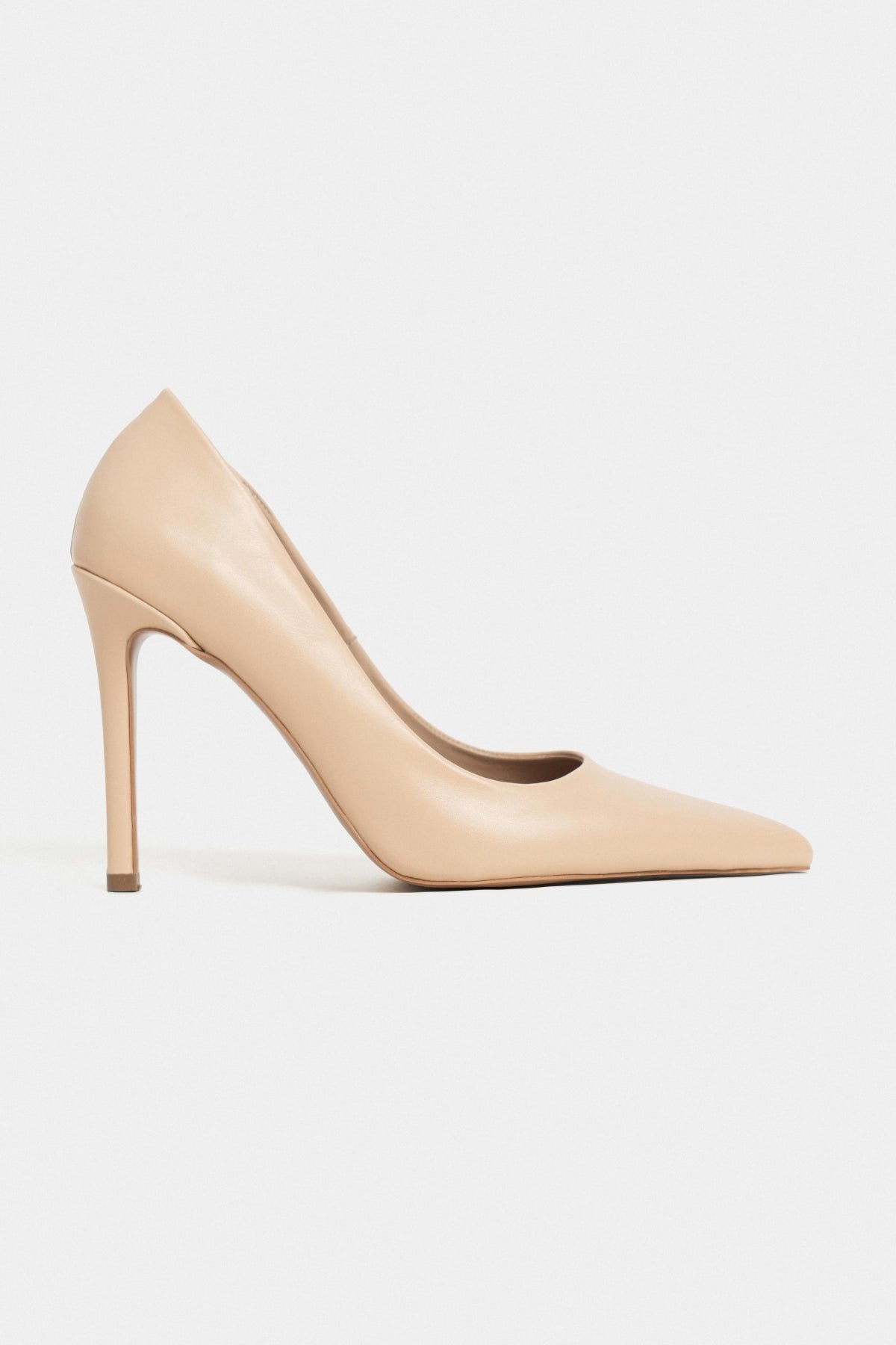 Lunara Ten Mat Sivri Burun Kadın Stiletto