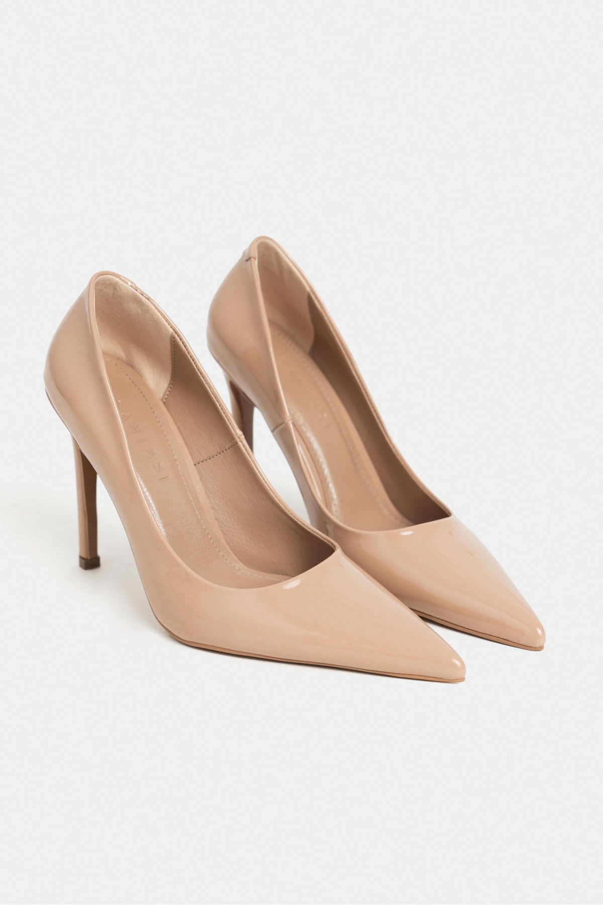 Lunara Ten Rugan Sivri Burun Kadın Stiletto