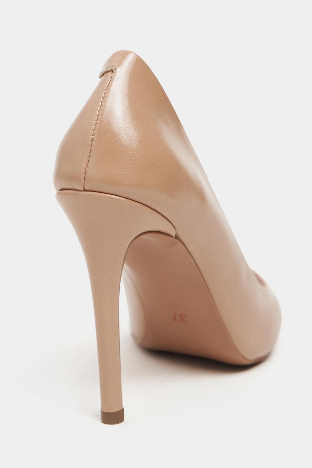 Lunara Ten Rustik Desenli Sivri Burun Kadın Stiletto