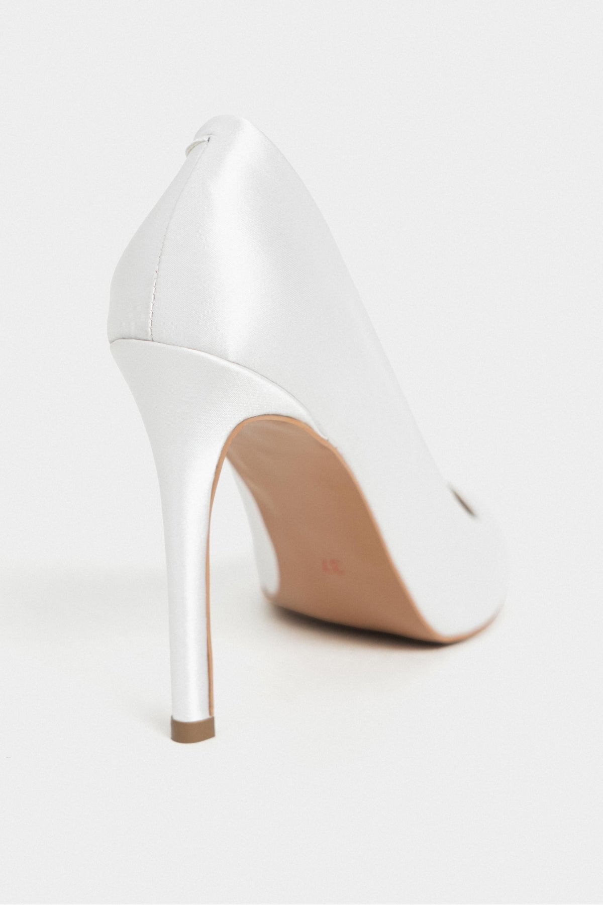 Lunara Sedef Saten Sivri Burun Kadın Stiletto