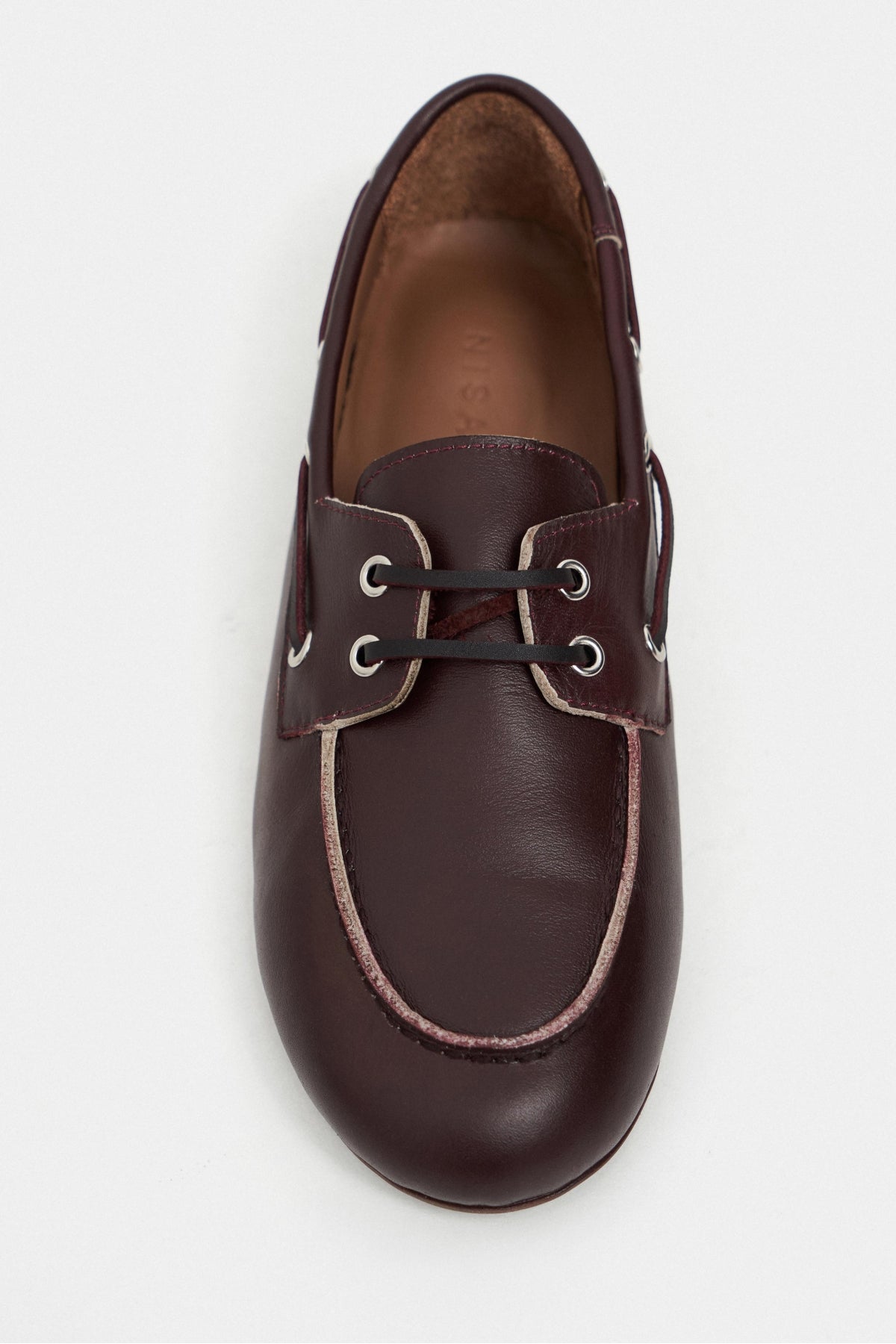 Rodeo Bordo Mat Bağcık Detay Kadın Loafer Ayakkabı