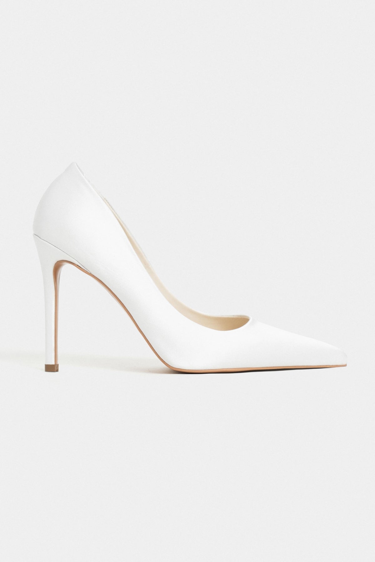 Lunara Sedef Saten Sivri Burun Kadın Stiletto